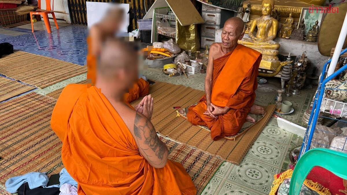 ฝ่ายปกครองบุกรวบ 2 พระสงฆ์มั่วสุมเสพยา ขยายผลจับพ่อค้ายาบ้าคาบ้านพัก