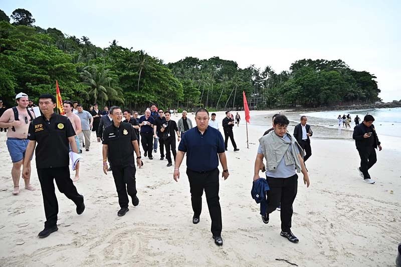 2 รมช.มหาดไทย บุกหาดฟรีดอมภูเก็ต แฉ 'เสี่ย ล.' เก็บค่าหัวนักท่องเที่ยว ลั่นกวาดล้างมาเฟียให้สิ้น