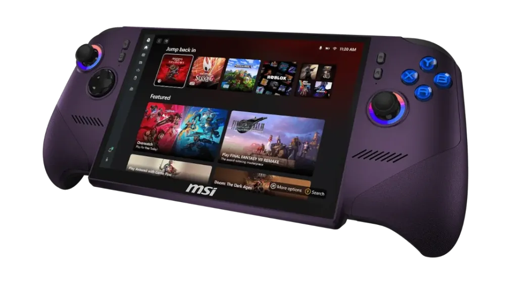 MSI เคาะราคา Claw 8 EX AI+ แรงทะลุเป้า แตะระดับเกือบ 6 หมื่นบาท