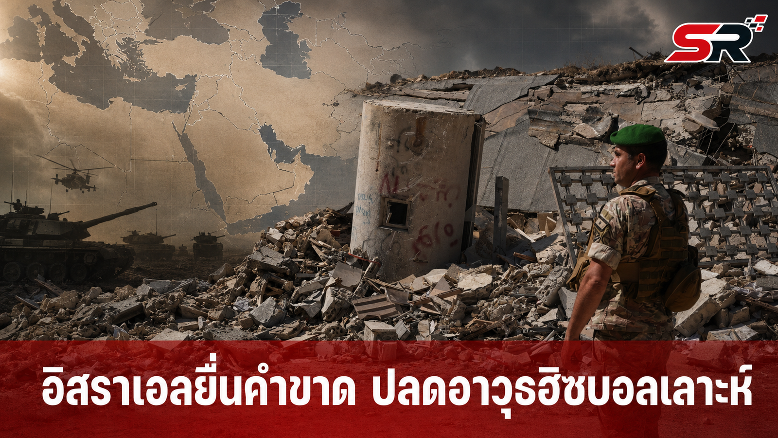 อิสราเอลยื่นคำขาด ถอนทหารจากเลบานอนต้องแลกด้วยการปลดอาวุธฮิซบอลเลาะห์