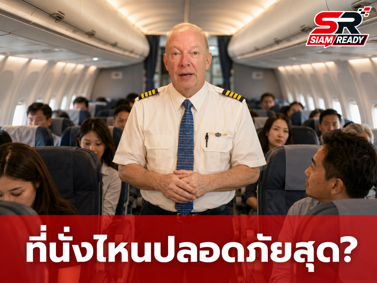 กัปตันประสบการณ์ 38 ปี เผยความจริง ที่นั่งท้ายเครื่องบินปลอดภัยที่สุดจริงหรือ?