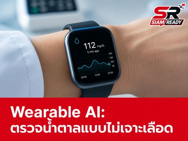 ก้าวใหม่เทคโนโลยีสุขภาพ: Wearable AI ปี 69 พลิกโฉมการตรวจน้ำตาลแบบไม่เจาะเลือด