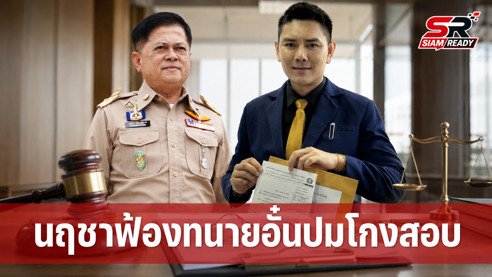 นฤชา อธิบดีกรมการปกครอง เดินหน้าฟ้อง 'ทนายอั๋น บุรีรัมย์' ปมหมิ่นประมาทพาดพิงโกงสอบท้องถิ่น