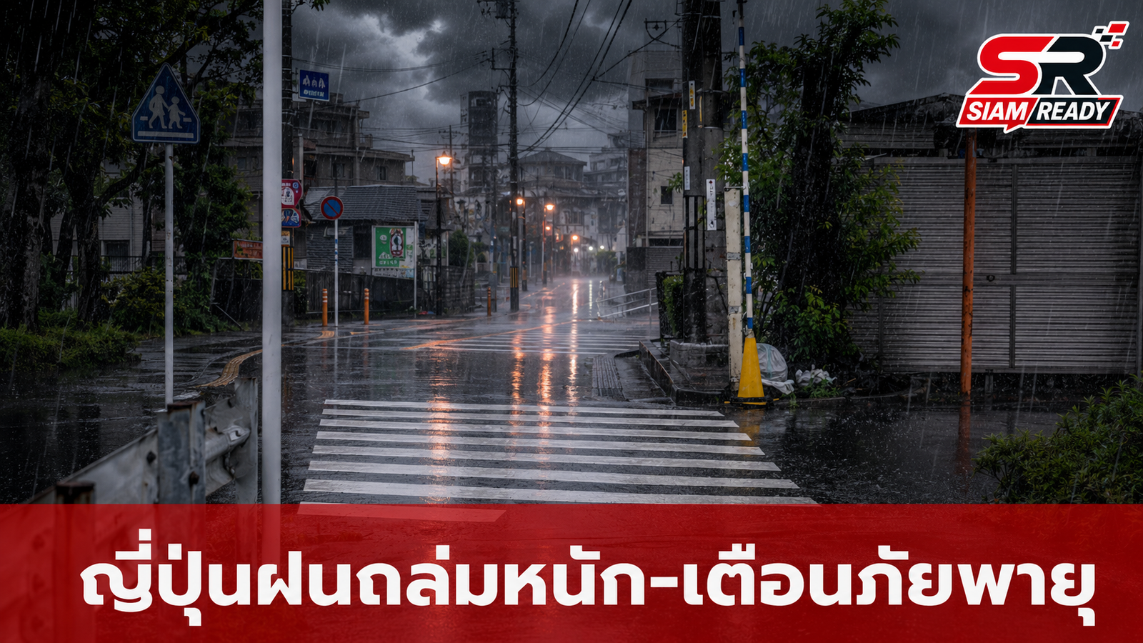 ญี่ปุ่นเผชิญฝนถล่มหนักทั่วประเทศ เตือนภัยพายุ 2 ลูกจ่อซ้ำเติม