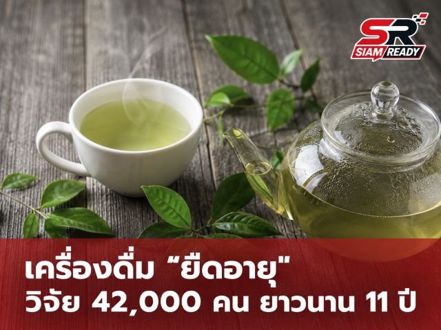 เผยผลวิจัย 11 ปี ชี้ดื่มชาเขียวสม่ำเสมอช่วยลดความเสี่ยงเสียชีวิตทุกสาเหตุ