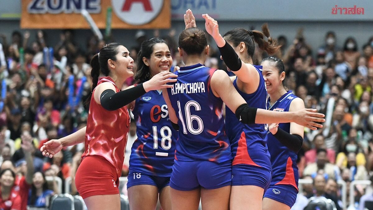 สาวไทยสู้สุดใจ! พ่ายยูเครน 2-3 เซ็ต ประเดิมสนามสัปดาห์ที่ 2 ศึก VNL 2026