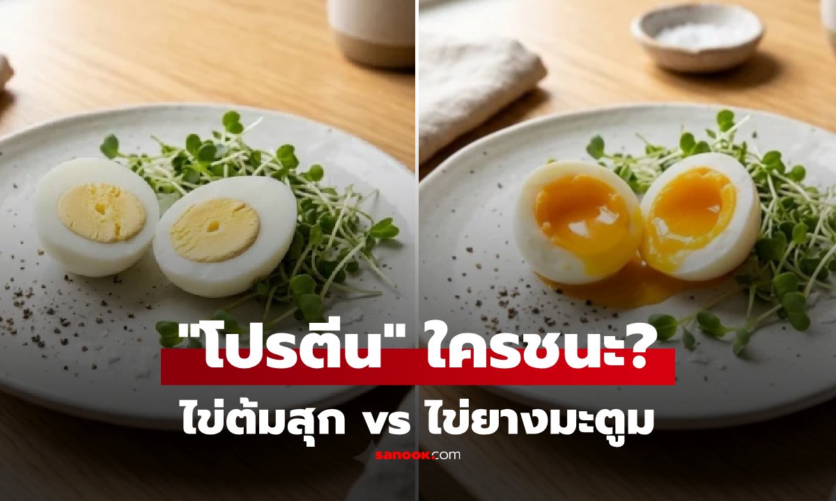 ไข่ต้มสุก vs ไข่ยางมะตูม แบบไหนร่างกายดูดซึมโปรตีนได้ดีกว่า และไม่เสี่ยงแบคทีเรียซุก