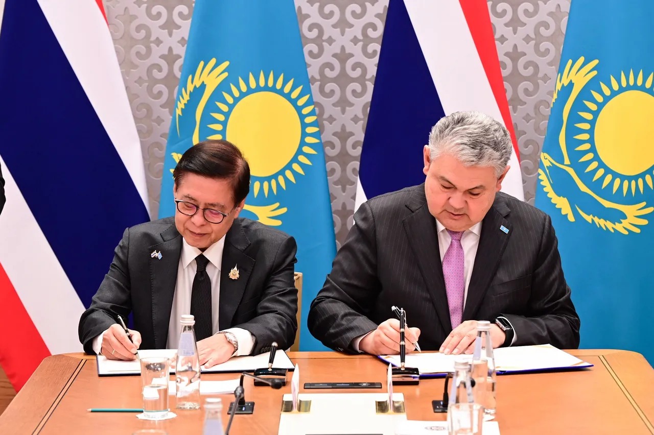 ไทย-คาซัคสถาน จับมือลงนาม Roadmap 2027-2028 ขยายความร่วมมือเศรษฐกิจ-ท่องเที่ยว