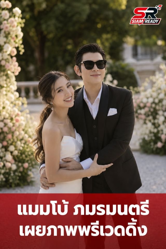 แมมโบ้ ภมรมนตรี ลูกชาย แซม ยุรนันท์ เผยภาพพรีเวดดิ้งสุดหวานเตรียมสละโสด