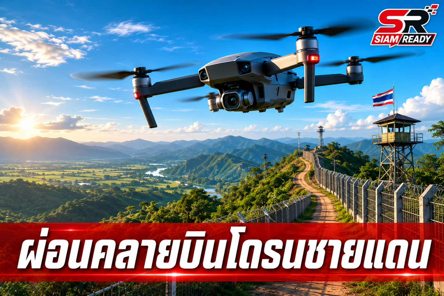 CAAT ปรับมาตรการใหม่ ผ่อนคลายการบินโดรนพื้นที่ชายแดนไทย-กัมพูชา
