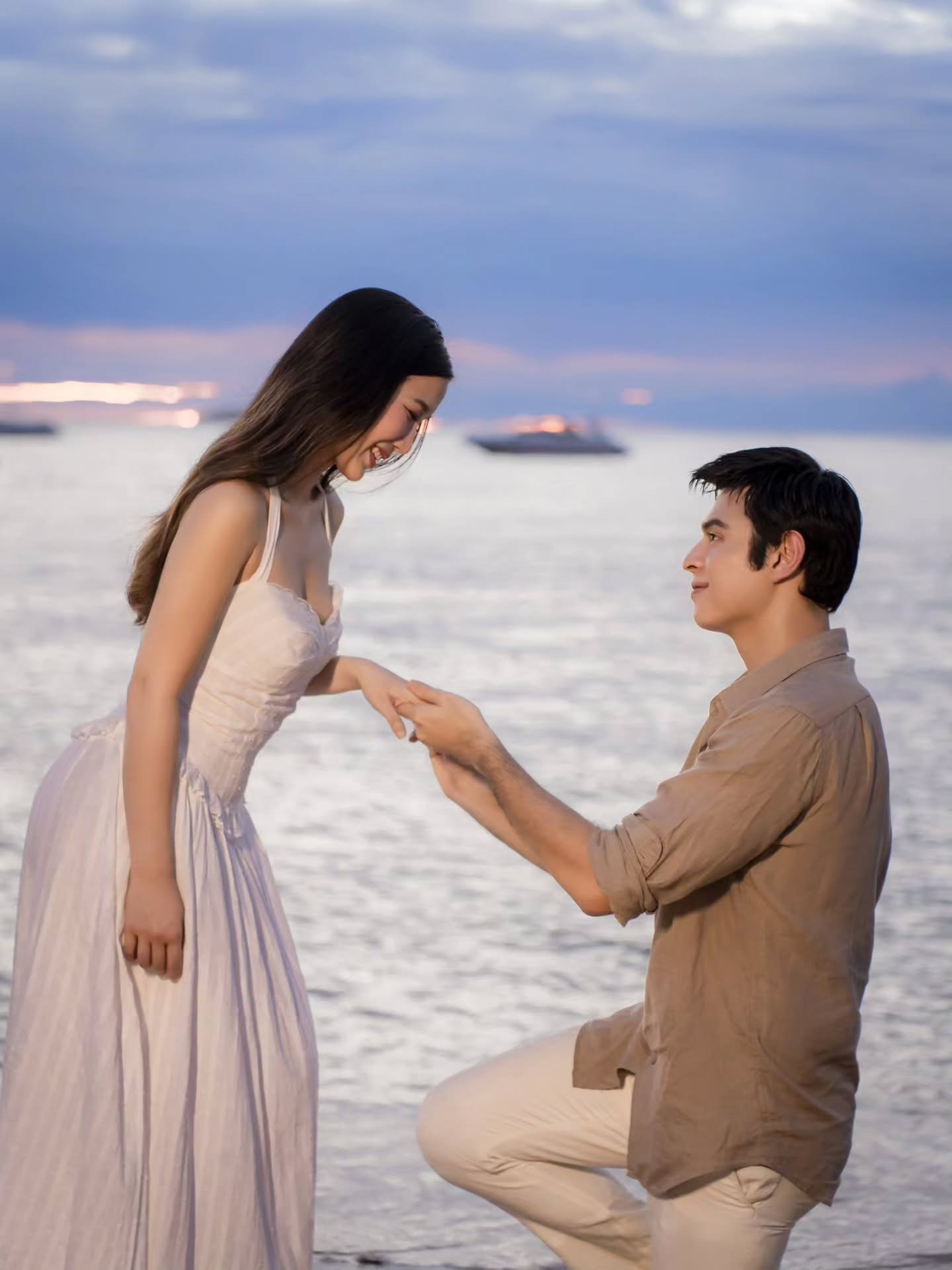 แมมโบ้ ภมรมนตรี ลูกชาย แซม ยุรนันท์ เผยภาพพรีเวดดิ้งสุดหวานเตรียมสละโสด