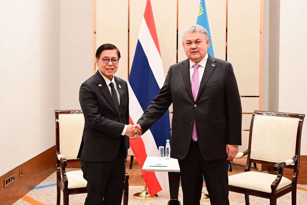 ไทย-คาซัคสถาน จับมือลงนาม Roadmap 2027-2028 ขยายความร่วมมือเศรษฐกิจ-ท่องเที่ยว