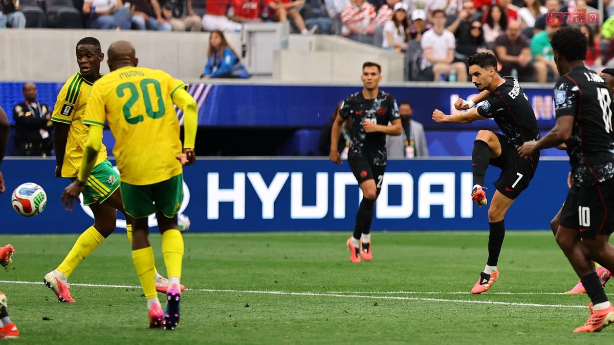 แคนาดาเฉือนแอฟริกาใต้ 1-0 ทะลุรอบ 16 ทีมบอลโลกครั้งแรกในประวัติศาสตร์