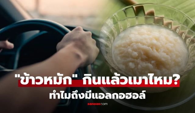 เตือนภัยสายกิน! 'ข้าวหมัก' อาหารยอดฮิตเทศกาลเรือมังกร ทำเสี่ยงตรวจแอลกอฮอล์ขึ้น