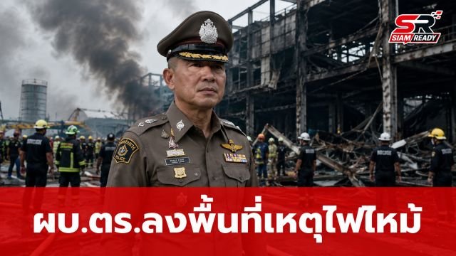 ผบ.ตร. ลงพื้นที่เหตุไฟไหม้โรงเบียร์ สั่งเร่งช่วยผู้บาดเจ็บ-เร่งพิสูจน์อัตลักษณ์ผู้เสียชีวิต