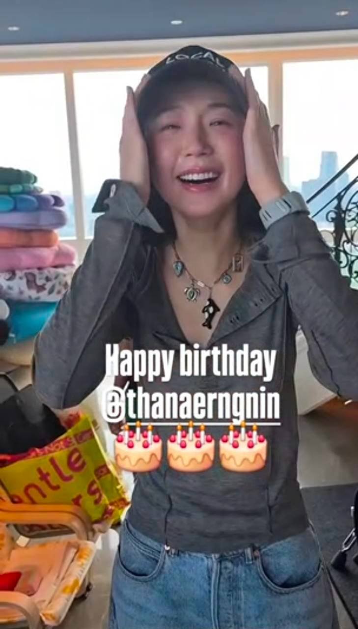 ต้าเหนิง กัญญาวีร์ สุดซึ้ง! น้องเกลเซอร์ไพรส์วันเกิด แต่ปีนี้ขอผ่านเรื่องเป่าเค้ก