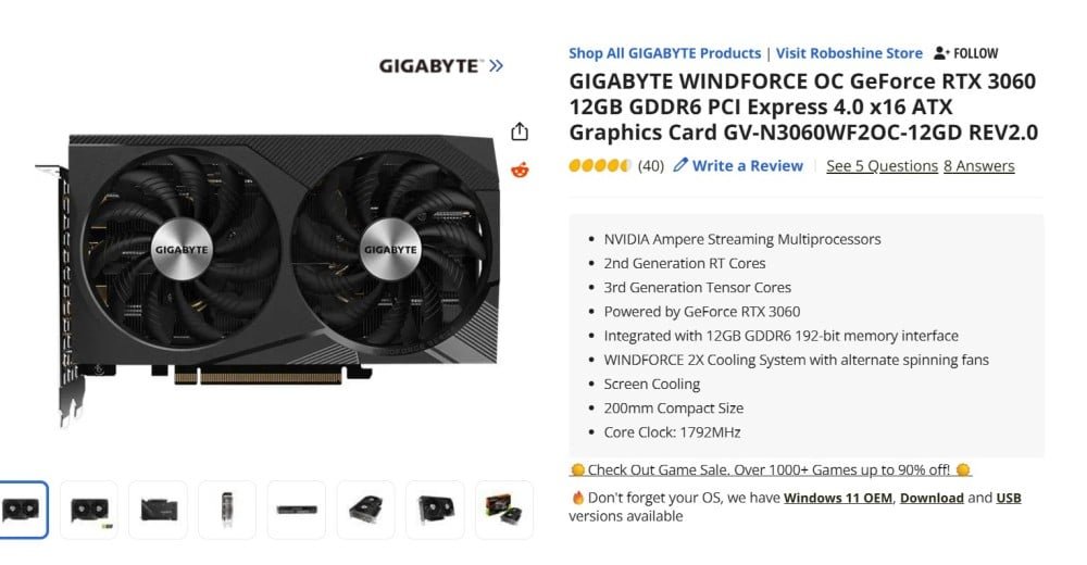 NVIDIA GeForce RTX 3060 หวนคืนตลาดอีกครั้งในรอบ 5 ปี พร้อมราคาที่สูงกว่าเดิม