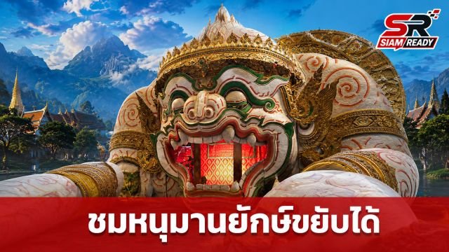 เปิดให้ชมฟรี! 'หนุมานยักษ์ขยับได้' แลนด์มาร์กใหม่ใกล้กรุงฯ เชิดชูเสน่ห์ศิลป์โขนไทย