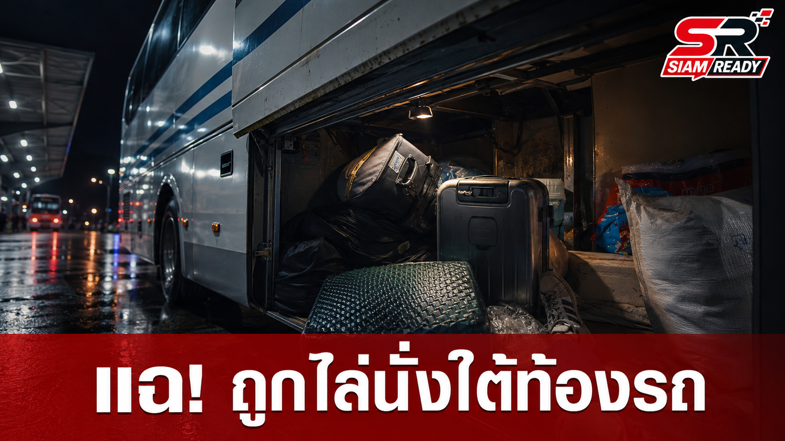 วิจารณ์สนั่น! หนุ่มโพสต์คลิปแฉ ถูกพนักงานรถทัวร์ไล่ไปนั่งในห้องเก็บสัมภาระ