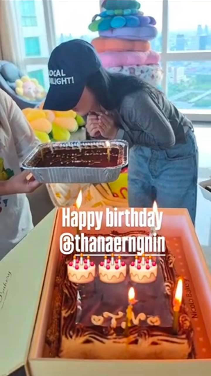ต้าเหนิง กัญญาวีร์ สุดซึ้ง! น้องเกลเซอร์ไพรส์วันเกิด แต่ปีนี้ขอผ่านเรื่องเป่าเค้ก