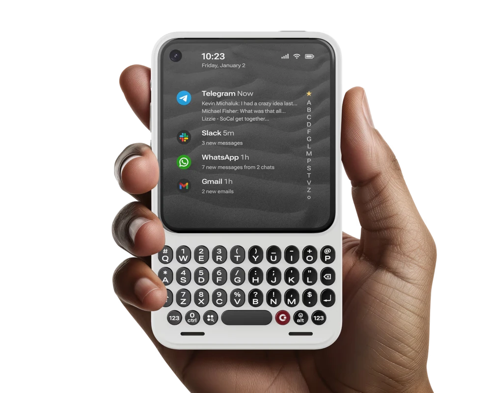 Clicks Technology เปิดตัว Clicks Communicator สมาร์ทโฟน Android พร้อมคีย์บอร์ดปุ่มกดจริง
