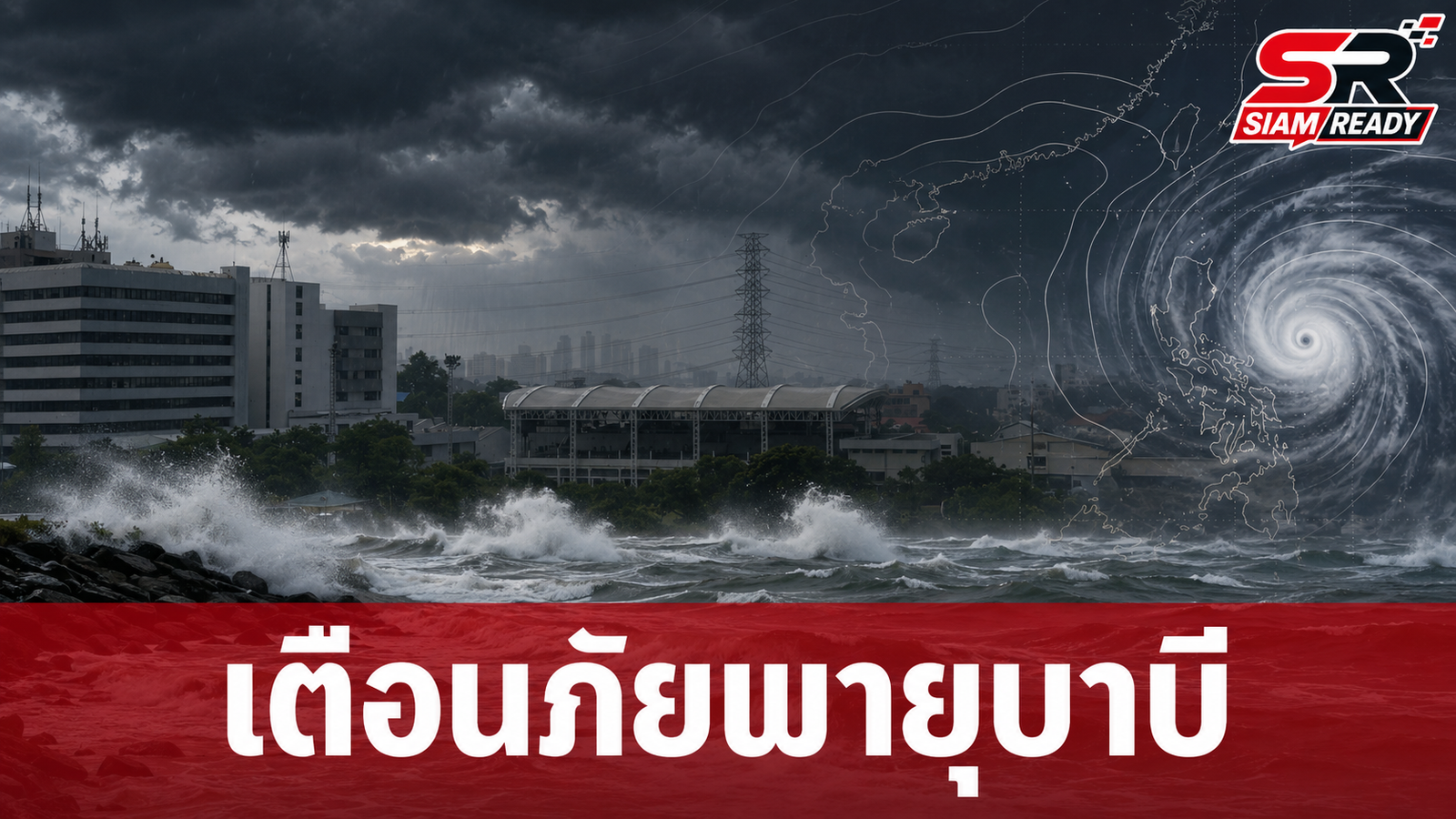 กรมอุตุฯ เตือนภัยอิทธิพลพายุ 'บาบี' ทำฝนตกหนัก-คลื่นลมแรงทั่วไทยถึง 15 ก.ค. นี้