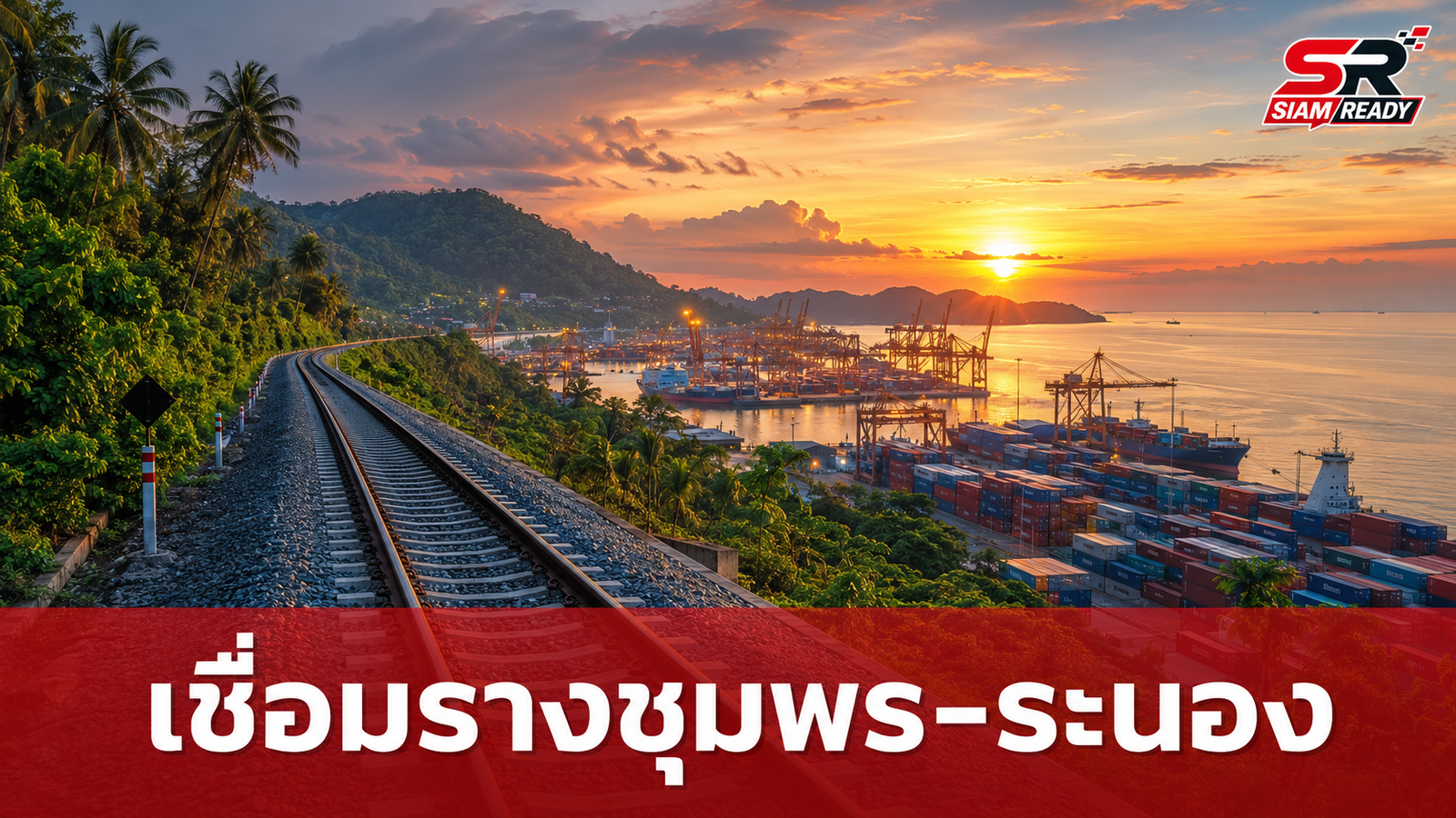 เจาะลึกโครงการ Missing Link เชื่อมรถไฟชุมพร-ระนอง ยกระดับโลจิสติกส์ไทยสู่เวทีโลก