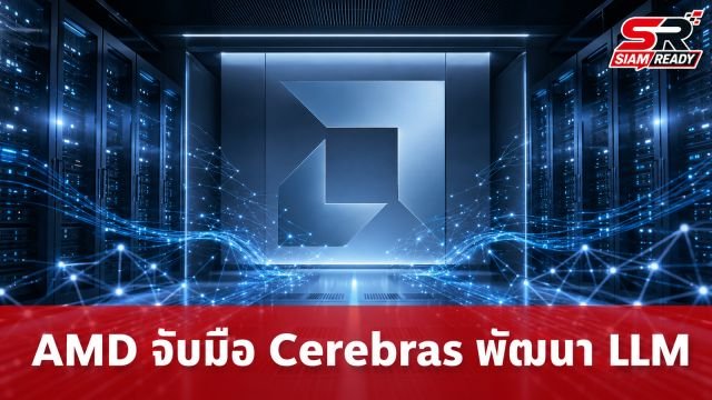 AMD จับมือ Cerebras พัฒนาโซลูชันรัน LLM ประสิทธิภาพสูง รองรับการประมวลผลยุคใหม่