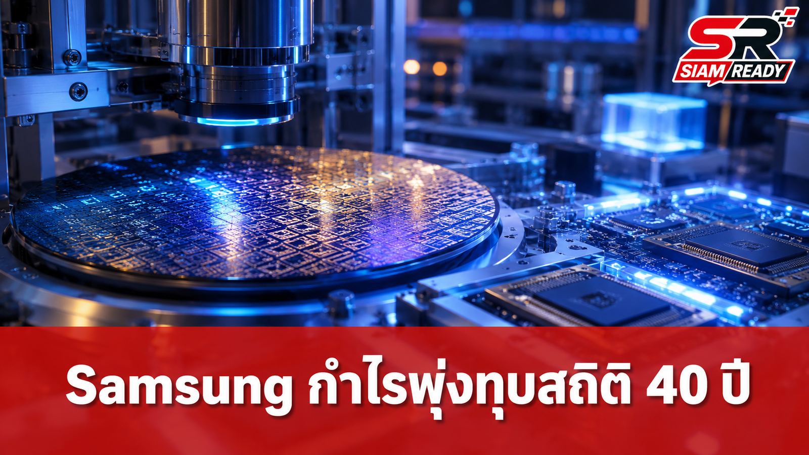 Samsung คาดกำไรธุรกิจชิปปี 2026 ปีเดียวอาจสูงกว่ากำไรสะสมตลอด 40 ปี
