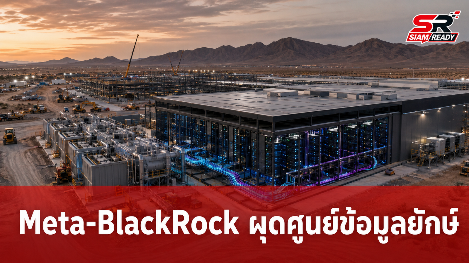Meta ผนึกกำลัง BlackRock ทุ่มงบ 1.4 หมื่นล้านดอลลาร์ ผุดศูนย์ข้อมูลยักษ์ใหญ่ในเท็กซัส