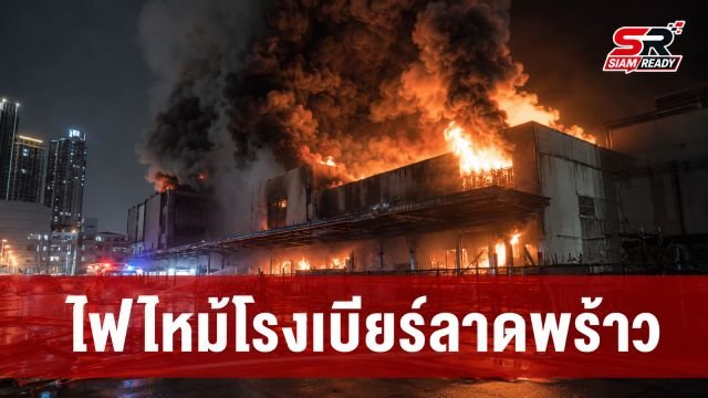 เปิดภาพมุมมอง 'แจ็ค แฟนฉัน' เผยนาทีระทึกขณะผ่านจุดเกิดเหตุไฟไหม้โรงเบียร์ย่านลาดพร้าว