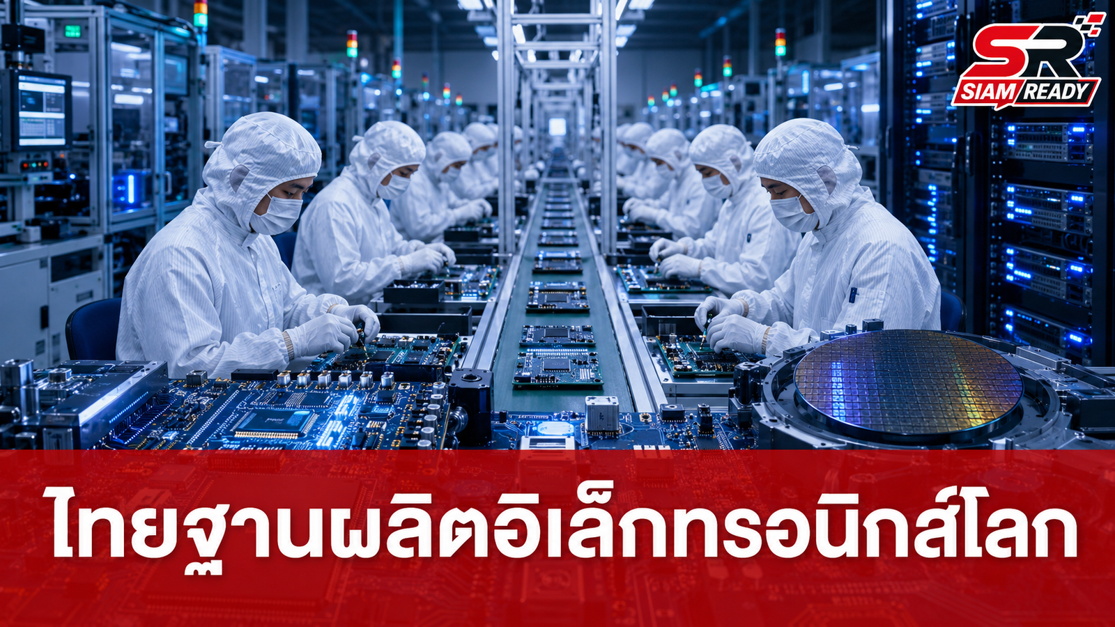 ไทยผงาดฐานผลิตอิเล็กทรอนิกส์โลก รับอานิสงส์ AI ดันมูลค่าตลาดพุ่ง 5.2 หมื่นล้านดอลล์
