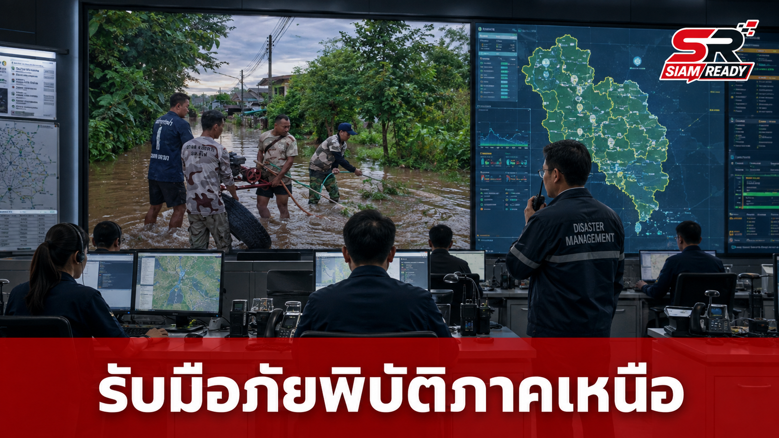 รัฐบาลสั่งด่วน! ภาคเหนือตั้งวอร์รูม 24 ชม. รับมือวิกฤตอุทกภัยและภัยแล้ง