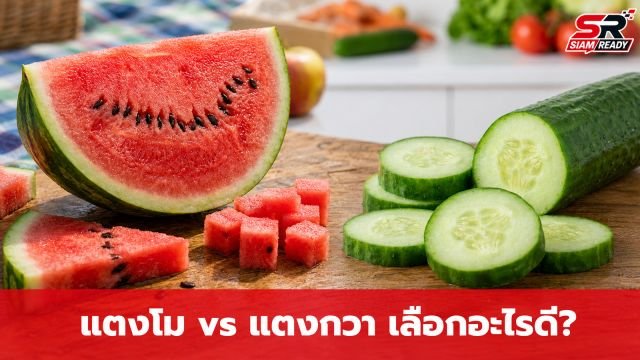 เจาะลึกแตงโม vs แตงกวา: เลือกอย่างไรให้ได้น้ำและคุมน้ำตาลได้ดีที่สุด