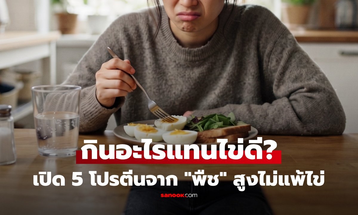 เบื่อไข่แล้วใช่ไหม? เปิด 5 แหล่งโปรตีนจากพืชทางเลือกใหม่ อิ่มครบจบในมื้อเดียว