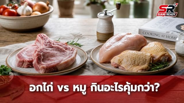เจาะลึกโปรตีน: อกไก่ vs สันในหมู เลือกกินอย่างไรให้คุ้มค่าและได้ประโยชน์สูงสุด
