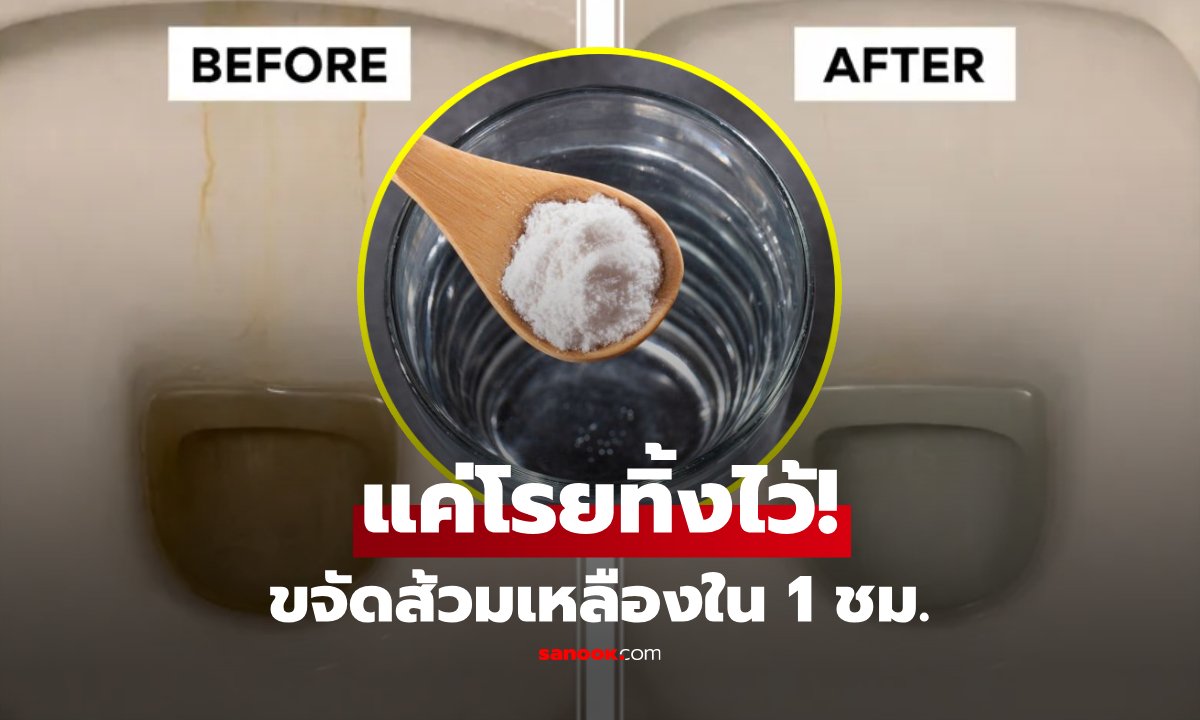 กูรูเผยเคล็ดลับกำจัดคราบเหลืองในโถสุขภัณฑ์ด้วย 'กรดซิตริก' เห็นผลใน 1 ชั่วโมง