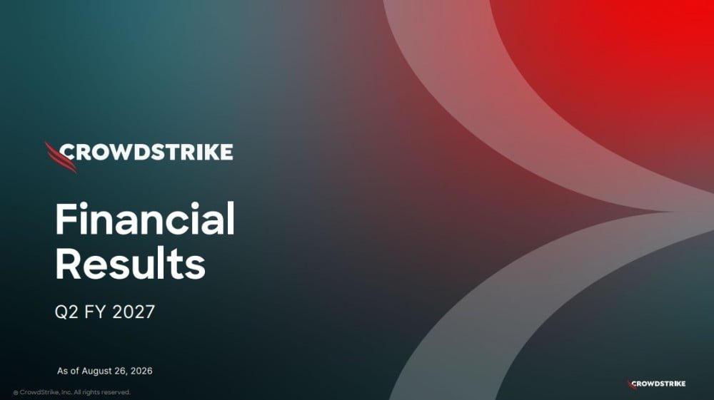 CrowdStrike โชว์ผลงานไตรมาสล่าสุด รายได้พุ่ง 26% ทุบสถิติใหม่บริษัท