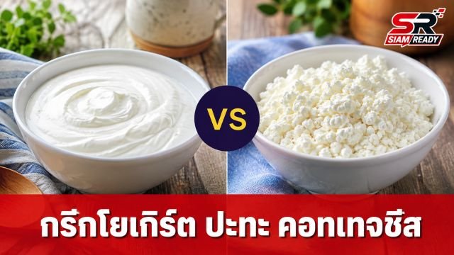 ศึกโปรตีนสูง! "กรีกโยเกิร์ต" ปะทะ "คอทเทจชีส" กินแบบไหนตอบโจทย์สุขภาพมากกว่ากัน?