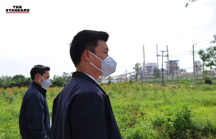 ณัฐพงษ์ ลงพื้นที่ปราจีนบุรี รับฟังปัญหาลักลอบทิ้งกากอุตสาหกรรม ย้ำการพัฒนาต้องไม่ทิ้งชุมชน
