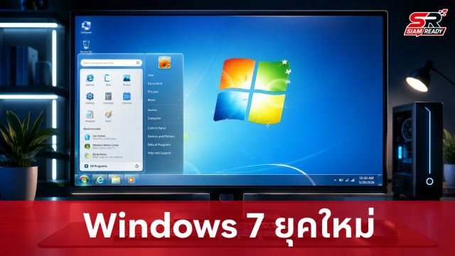 ย้อนวันวานยุคใหม่ ชมภาพคอนเซ็ปต์ Windows 7 Remastered ผสานดีไซน์คลาสสิกกับฟีเจอร์ล้ำสมัย