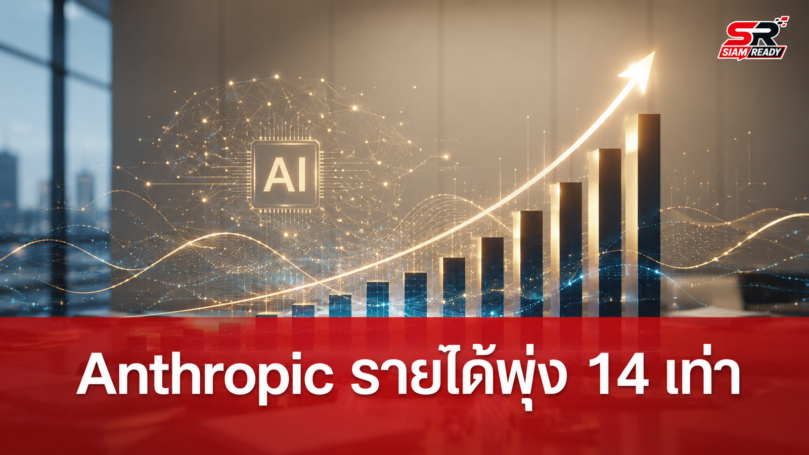 Anthropic โชว์รายได้ Q2/2026 พุ่ง 1.15 หมื่นล้านดอลลาร์ โตแรง 14 เท่า