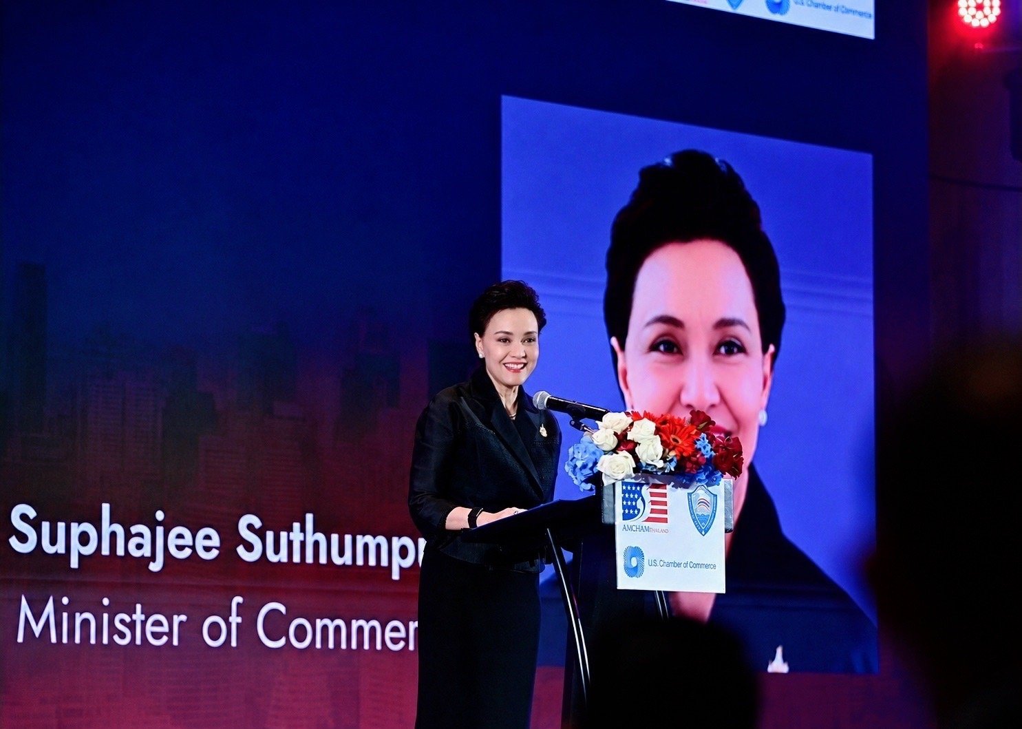 ศุภจี สุธรรมพันธุ์ ชูความร่วมมือไทย-สหรัฐฯ ในงานสัมมนาการค้าและการลงทุนปี 2026
