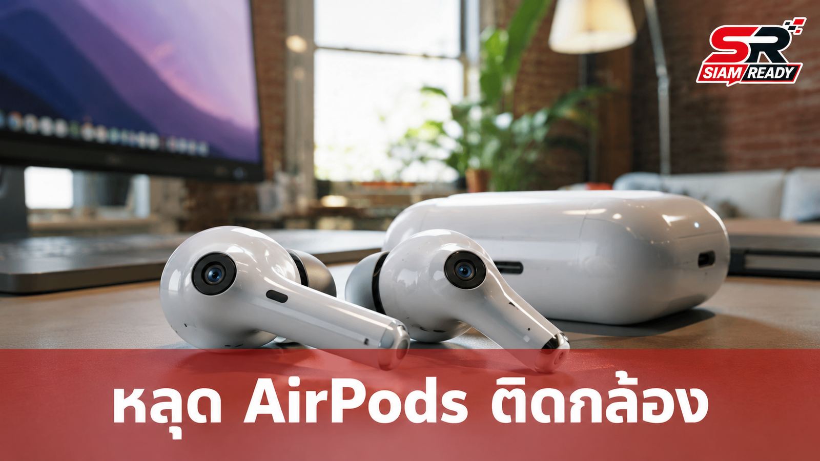 หลุดคลิปสาธิต AirPods ติดกล้องใน macOS Tahoe 26.7 RC