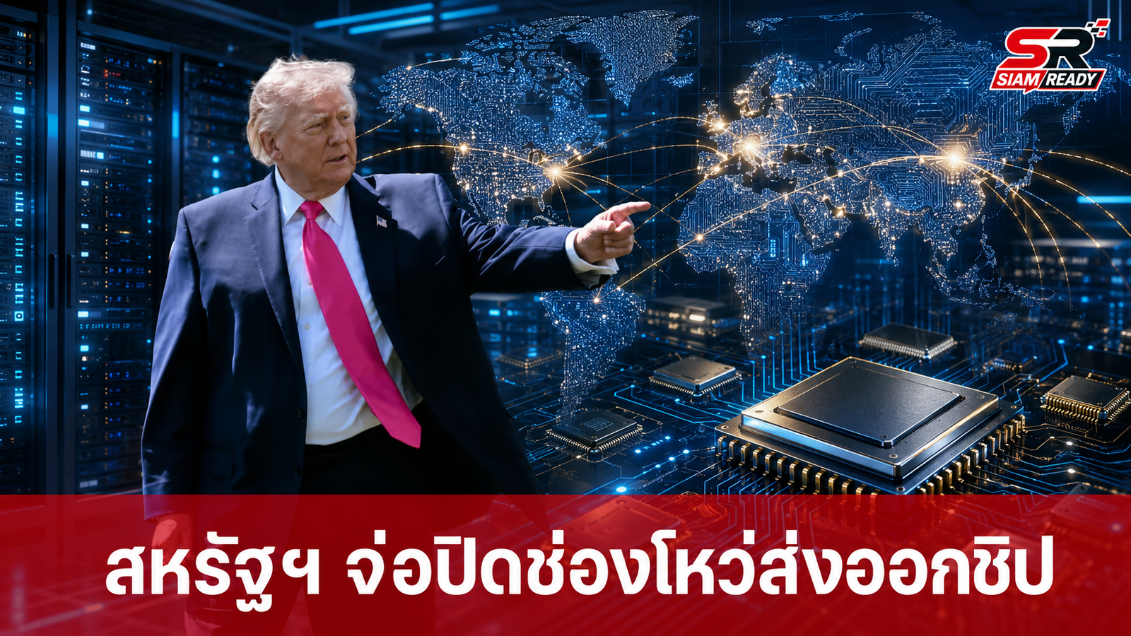 สหรัฐฯ จ่อปิดช่องโหว่ส่งออกชิป AI หลังพบไทยเป็นทางผ่านส่งจีพียูเข้าจีน