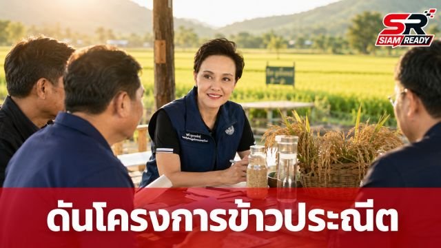 รองนายกฯ ศุภจี ลงพื้นที่ศรีสะเกษ ติดตามความคืบหน้าโครงการ 'ข้าวประณีต' หวังเพิ่มรายได้เกษตรกร