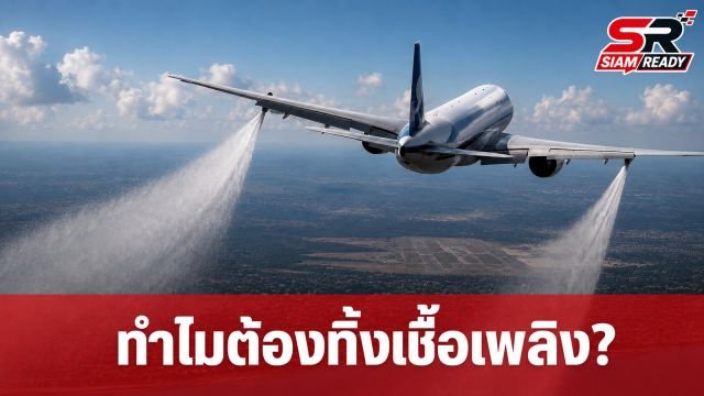 เจาะลึกเหตุผล: ทำไมเครื่องบินต้อง 'ทิ้งเชื้อเพลิง' กลางอากาศก่อนลงจอดฉุกเฉิน?