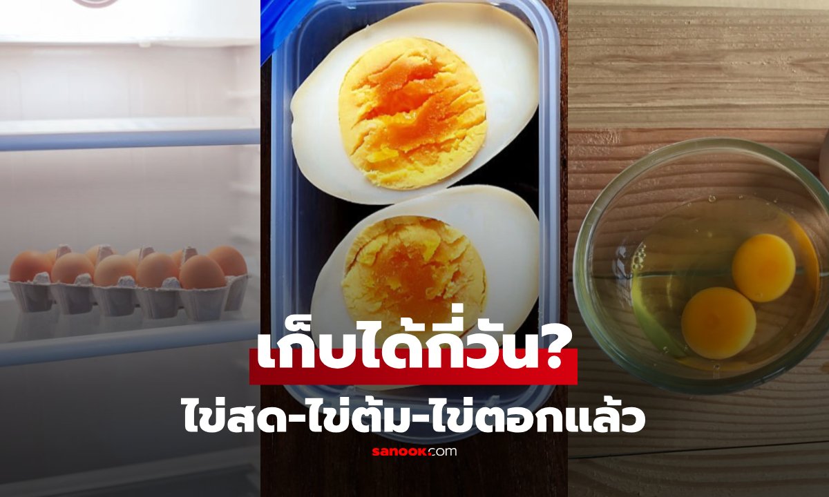 ไข่สด-ไข่ต้ม-ไข่ปรุงสุก เก็บในตู้เย็นอย่างไรให้ปลอดภัยและคงคุณภาพ