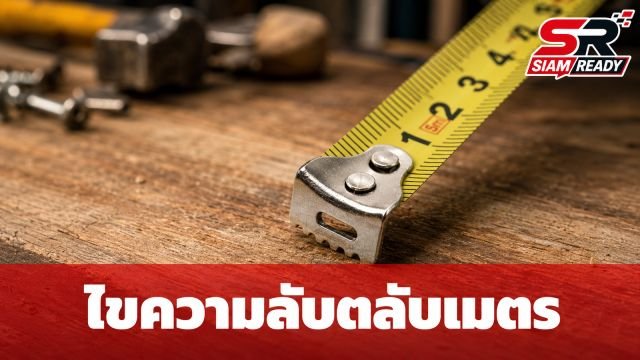 ไขความลับตลับเมตร! รูเล็กๆ ที่ปลายสาย มีไว้ทำไม?