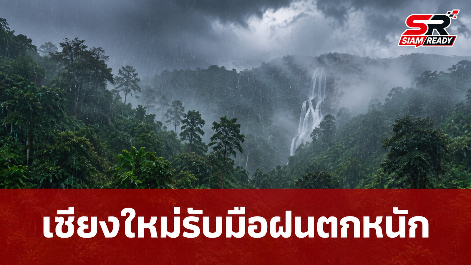 เชียงใหม่สั่งทุกอำเภอเฝ้าระวังฝนตกหนัก 6-8 ส.ค. พร้อมปิดพื้นที่เสี่ยงทันที